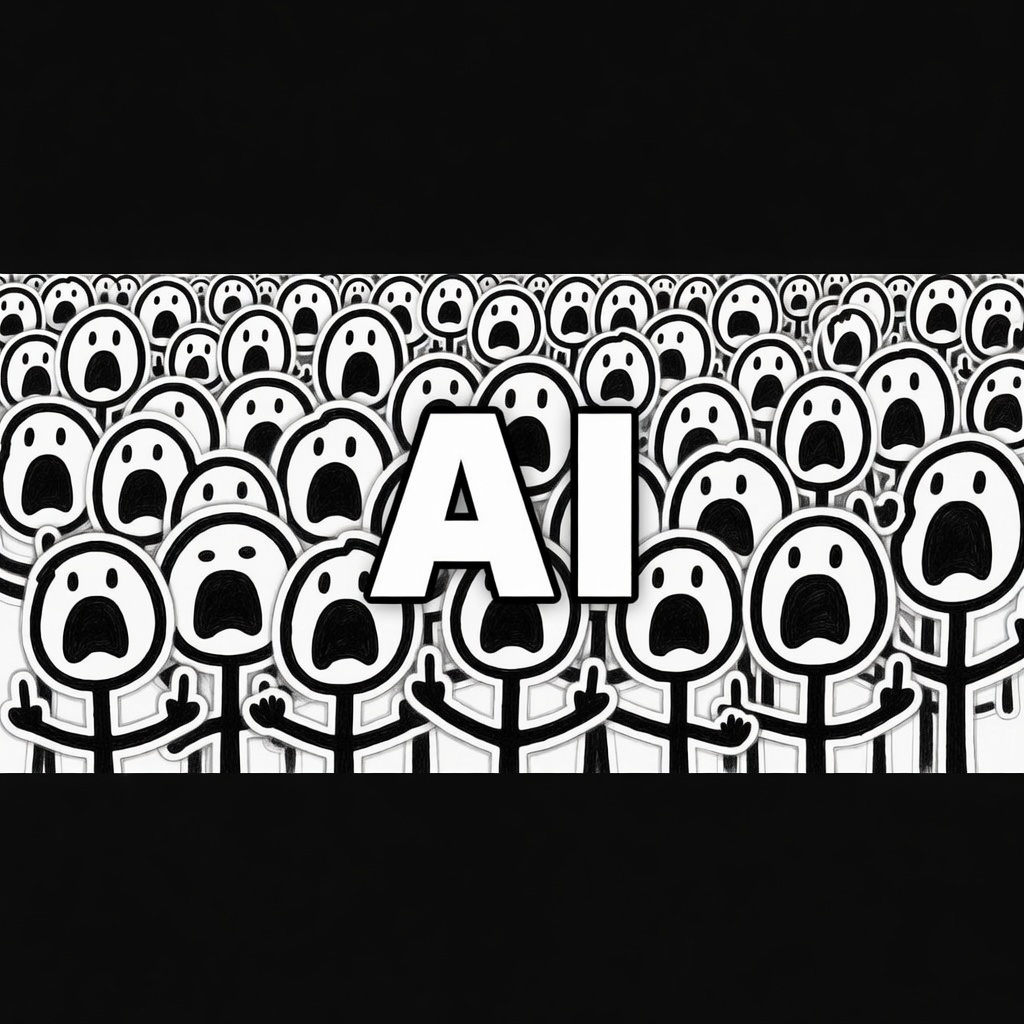 MFSMAI Mascot - Middle Finger Stick Man